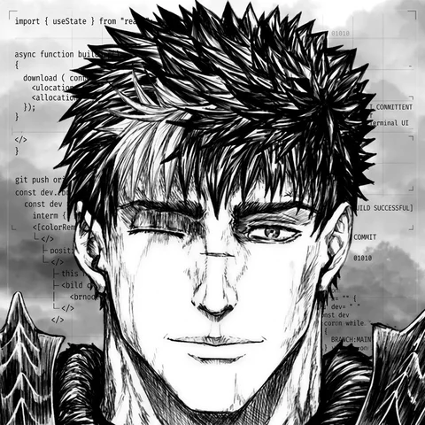 Portrait de Gabin, illustration style manga